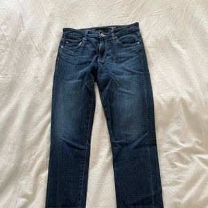 AG The Farrah Skinny Ankle, high rise skinny. Size 26R, inseam 28”